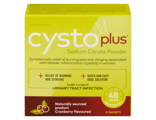Cystoplus Sodium Citrate Powder, 6 Sachets
