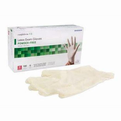 McKesson Confiderm Latex Exam Gloves - Ivory, 26 Pack of 100