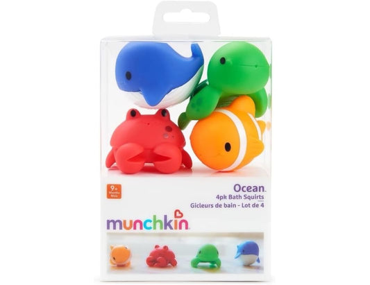 Munchkin Ocean Squirts Bath Toys - 4 Count