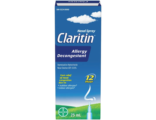 Claritin Allergy Decongestant Nasal Spray, 25 mL