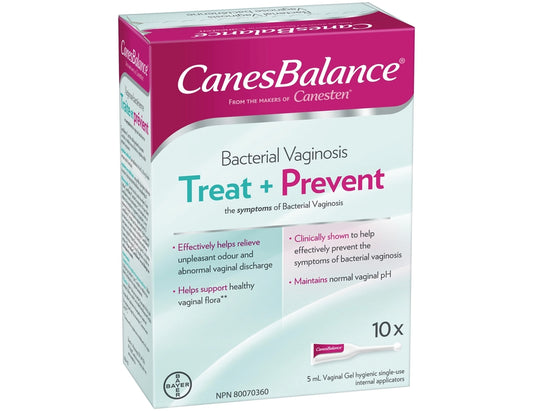 Canesten CanesBalance Treat And Prevent Vaginal Gel – 10 Single-Use Applicators