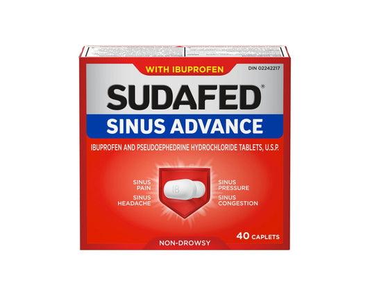 Sudafed Sinus Advance 40 Caplets