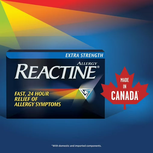 Reactine Extra Strength 10 mg Tablets – 48 + 20 Count