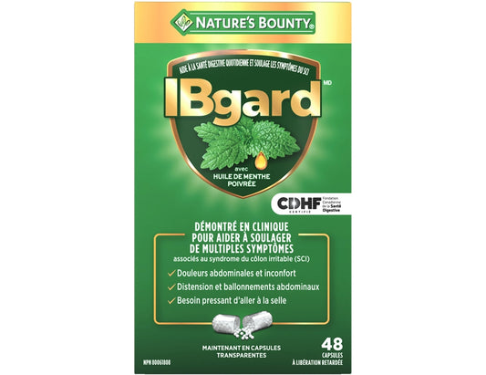 IBgard Ultra-Purified Peppermint Oil 90mg – 48 Capsules