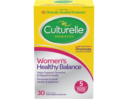 Culturelle Probiotics Women’s Healthy Balance Capsules, 30 ct