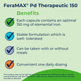 FeraMAX Pd Therapeutic 150 Iron Supplement – 100 Capsules