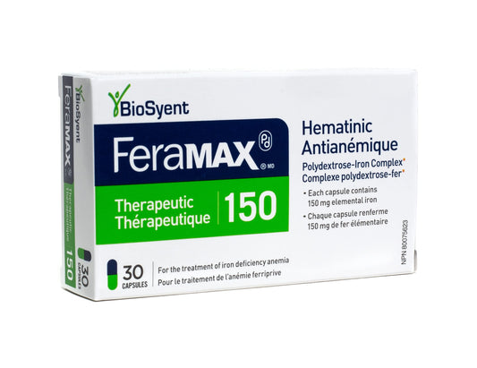 FeraMAX Pd Therapeutic 150 Iron Supplement – 30 Capsules