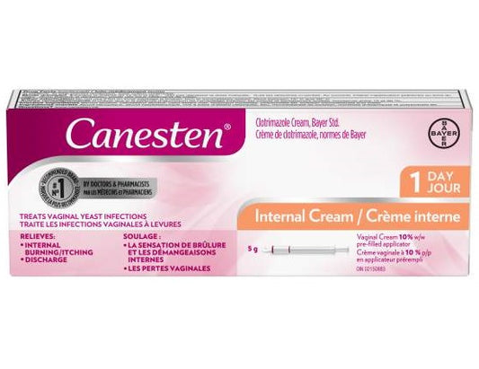 Canesten 1-Day Cream (5g) for Vaginal Yeast Infection