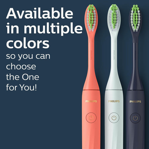 Philips One by Sonicare Battery Toothbrush, Pink (HY1100/06)