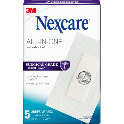 Nexcare All-in-One Adhesive Pad 6 cm x 10 cm – 5 Count