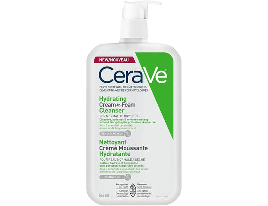 CeraVe Hydrating Cream to Foam Cleanser – 562 mL