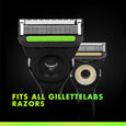 GilletteLabs Razor Blade Refills with Exfoliating Bar – 4 ct