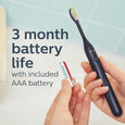 Philips One by Sonicare Battery Toothbrush, Pink (HY1100/06)