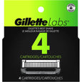 GilletteLabs Razor Blade Refills with Exfoliating Bar – 4 ct