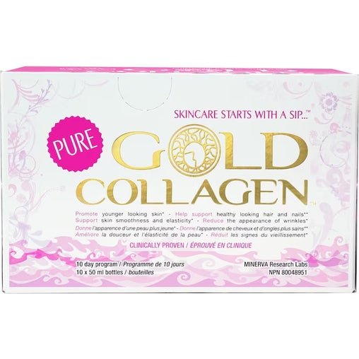 Gold Collagen Pure Gold Collagen 10 x 50 mL Bottles