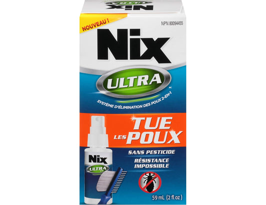 Nix Ultra, Pesticide-Free Lice Treatment (59 mL Kit)