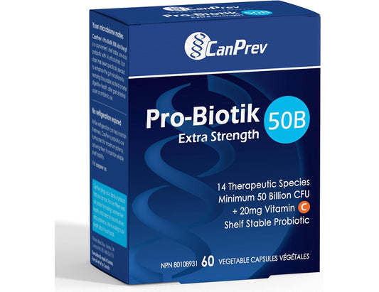 CanPrev Pro-Biotik 50B Extra Strength - 60 Capsules