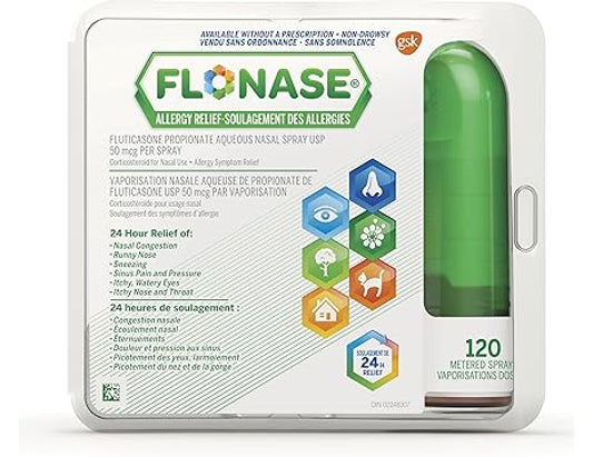 Flonase Allergy Relief Nasal Spray, 120 Sprays