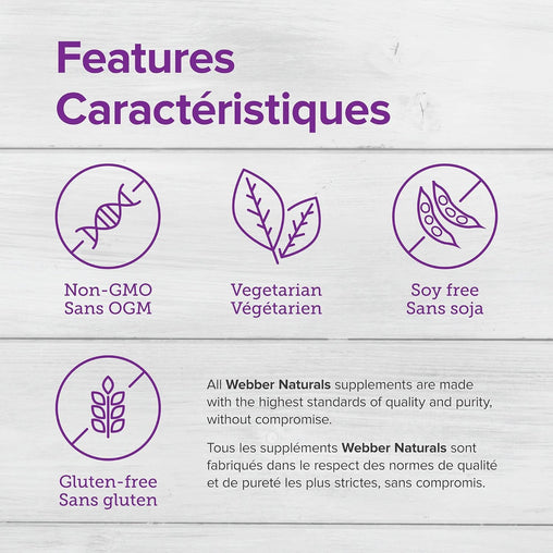 Webber Naturals Maca for Women – 60 Capsules