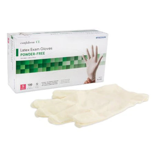 McKesson Confiderm Latex Exam Gloves - Pack of 100
