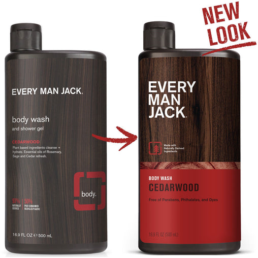 Every Man Jack Body Wash Cedarwood, 500 mL