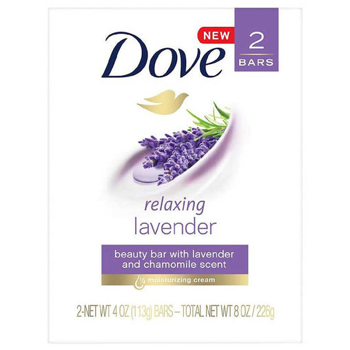 Dove Relaxing Lavender Beauty Bar 113 g, 2 ct