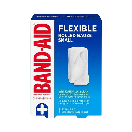 BAND-AID Rolled Gauze Small 5 cm x 4.5 m - 1 Roll