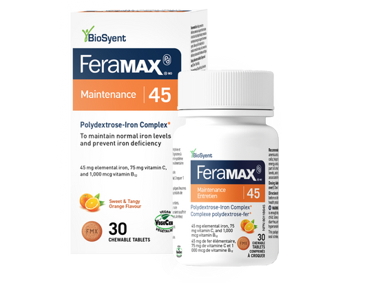 FeraMAX Pd Maintenance 45 Iron Supplement – 30 Caplets