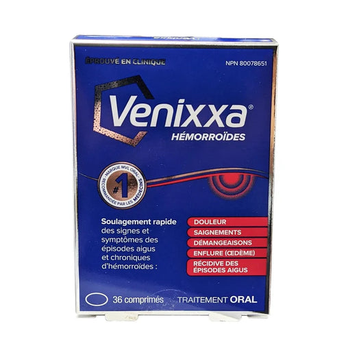 Venixxa Hemorrhoids 500 mg - 36 Tablets