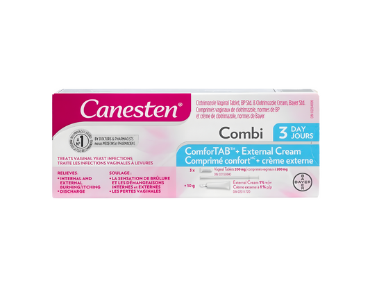 Canesten 3-Day Combi-Pak with ComfortTab - 3 Count