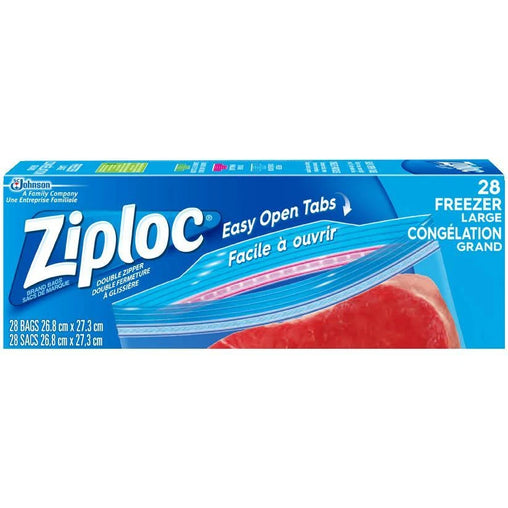 Ziploc Freezer Bags - 28 Count