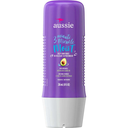 Aussie 3 Minute Miracle Moist Deep Conditioner w/ Avocado & Australian Jojoba Oil - 236 mL