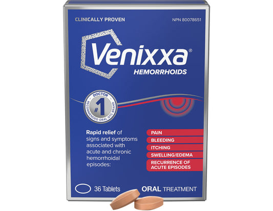 Venixxa Hemorrhoids 500 mg - 36 Tablets