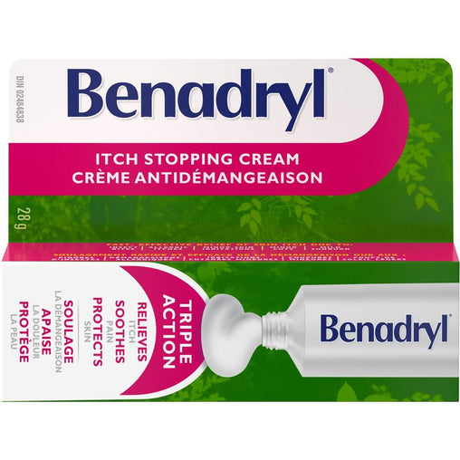Benadryl Triple Action Itch Stopping Cream, 28g