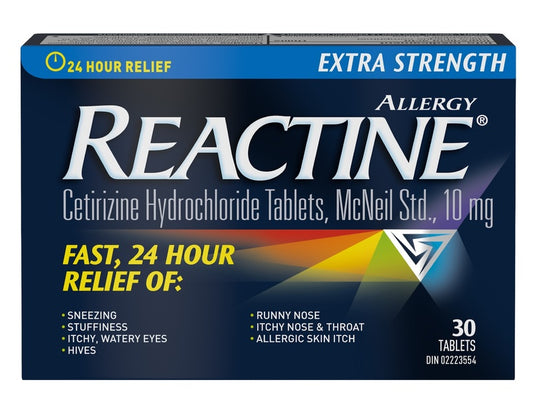 Reactine Extra Strength Allergy Tablets 30 Tablets