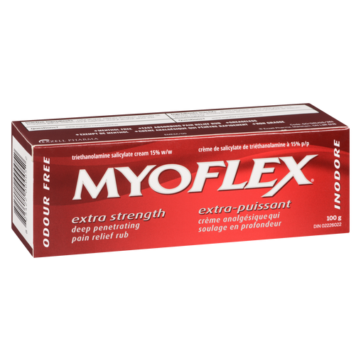 Myoflex Extra Strength Pain Relief Cream - 100 g product packaging