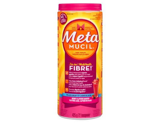 MetaMucil 4-in-1 Fibre Sugar Free Berry – 418g