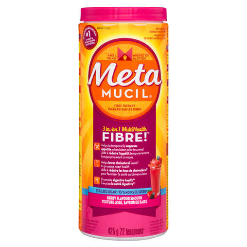 MetaMucil 4-in-1 Fibre Sugar Free Berry – 418g