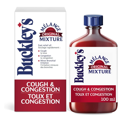 Buckley's - Original Cough & Congestion Syrup - 100 mL - current bottle and front package