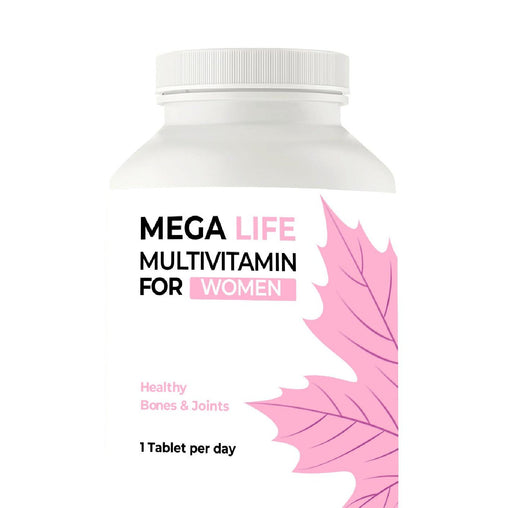 Mega Life Multivitamin For Women Tablets, 100 Count