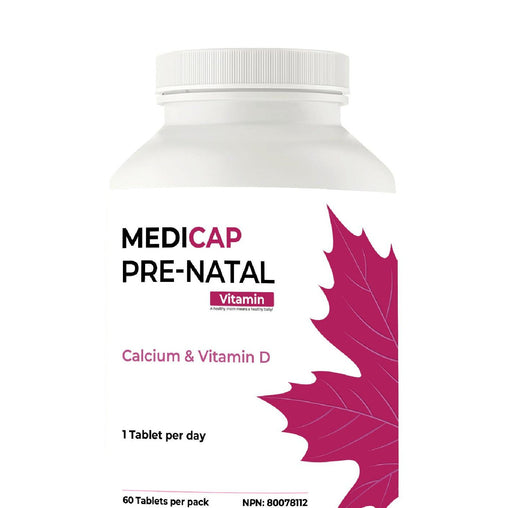 Mega Life Pre-Natal Capsules, Calcium & Vitamin D - 60 ct