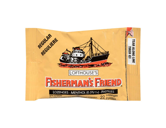 Fisherman's Friend Original Extra Strong Lozenges - 22 Count product packaging