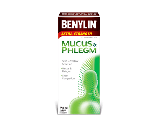 Benylin Mucus & Phlegm Extra Strength Syrup, 250 mL