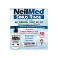NeilMed - Sinus Rinse Complete Kit - Bottle + 50 Premixed Packets - current product packaging