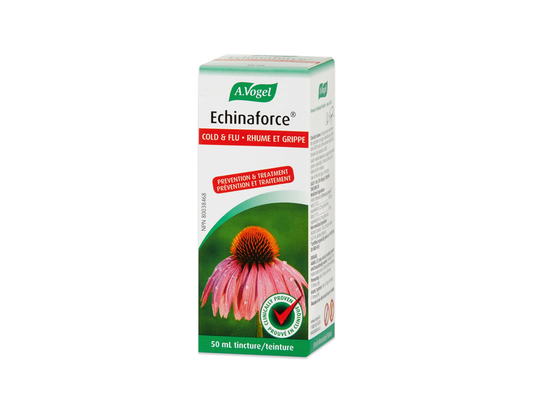 A.Vogel - Echinaforce Cold & Flu - Prevention & Treatment - 50 mL - current product packaging