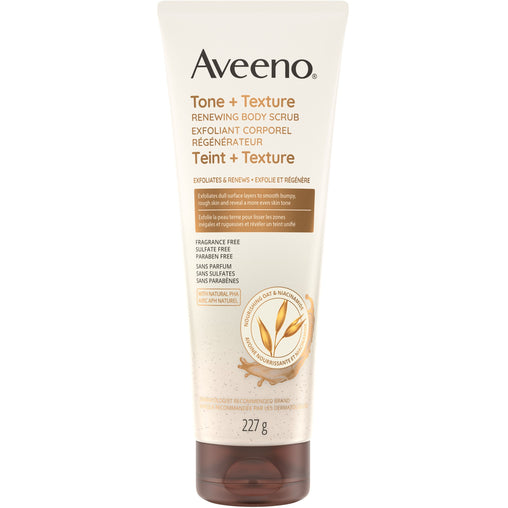 Aveeno Tone+Texture Renewing Body Scrub, 227g