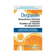 Dequadin - Antibacterial Throat Lozenges, Orange - 16 Lozenges - current product packaging