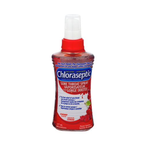 Chloraseptic - Sore Throat Spray, Cherry - 177 mL - current product packaging