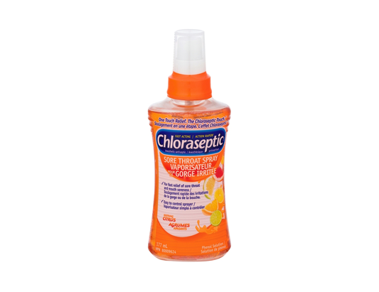Chloraseptic - Sore Throat Spray, Citrus - 177 mL - current product packaging
