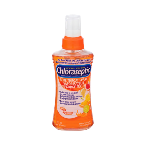 Chloraseptic - Sore Throat Spray, Citrus - 177 mL - current product packaging